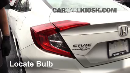 2016 Honda Civic LX 2.0L 4 Cyl. Sedan Lights Tail Light (replace bulb)